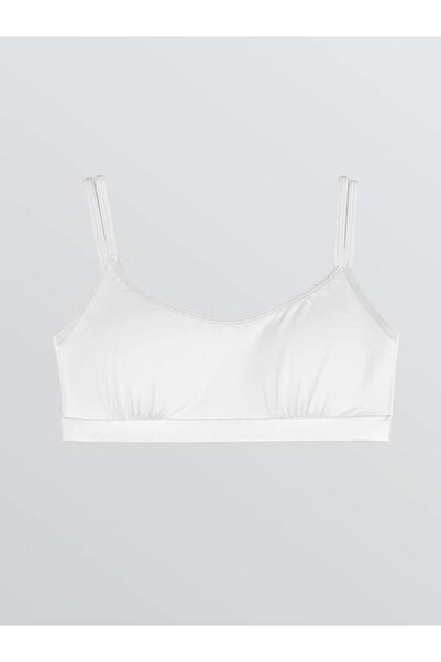 LC Waikiki White Basic Girl's Bustier (S6)