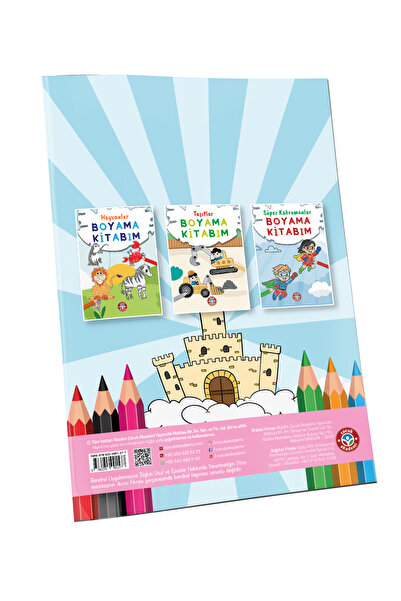 Çocuk Akademi My Coloring Book: Princesses