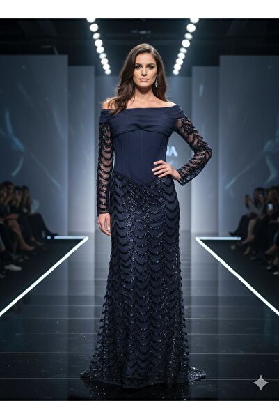 Pyramid masterpieces evening dress