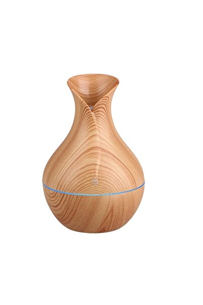 Generic Wooden Vase Pot Aroma Diffuser Cool Mist Humidifier