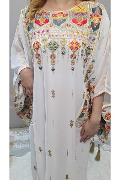 ELHAM FASHION Ramadan jalabiya with Andalusian patterns