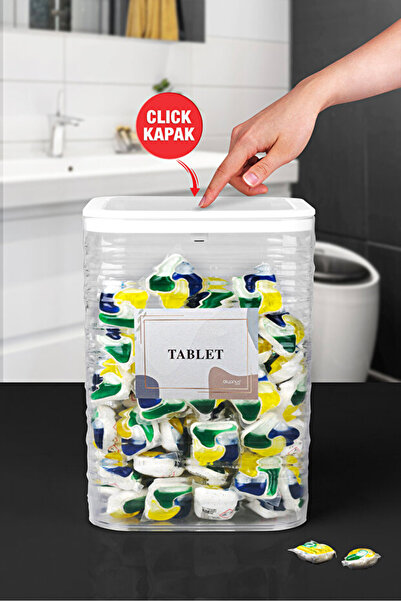 Kosova Çöp Kovası Luna Şeffaf OKY-443