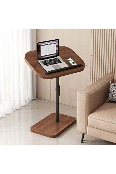 Türkiye Height Adjustable Wooden Laptop Table for Bed and Couch, Portable Sid...