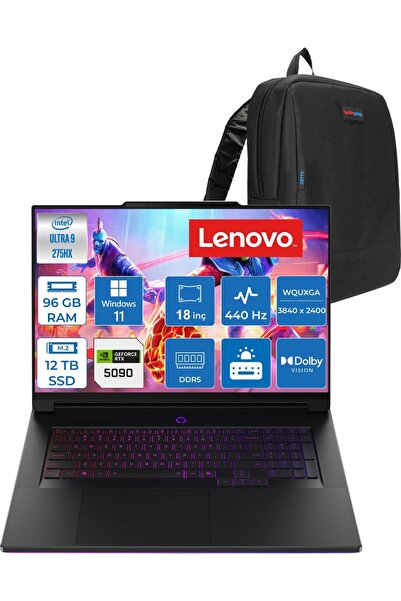 LENOVO Legion 9 18IAX10 Ultra 9 275HX 96GB 12TBSSD W11PRO RTX5090 24GB 18" 44...