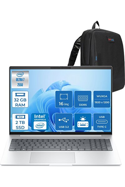 HP Elitebook 8 G1I Intel® Core Ultra 7 255U 32GB Ddr5 2tb SSD 16" IPS 300NIT ...