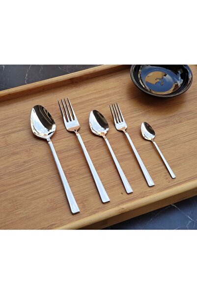 Elzemm store Stainless Steel Cutlery Set Model for 12 Persons 60 Pieces 18/10...