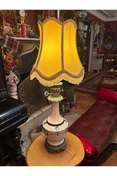 tayfuntufan antika koleksiyon 66 cm Tall French Gas Lamp-Shaped Lampshade Mad...