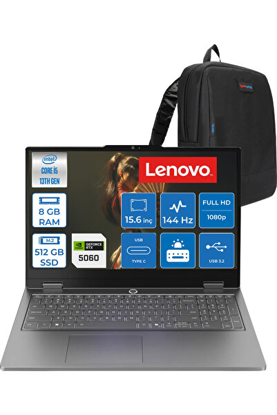 LENOVO Loq Essential 13450HX 8gb 512GB SSD 8GB/RTX5060/65W 15.6" IPS W11HOME ...