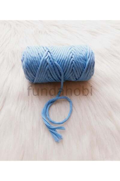 fundahobi Scissorable Cotton Macrame Cord 3mm Overhead 250 Gr