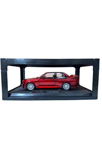 TOYSTURKA 1:24 Metal Model Koleksiyon Araba BMW M3 Kırmızı 19 Cm (Döner Ön Te...