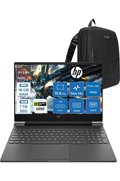 HP Victus Ryzen 7-7445HS 16GB 1tbSSD Rtx RTX4050/6GB 15.6" (1920 x 1080) FDOS...