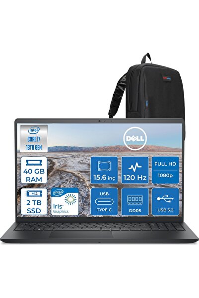 Dell Pro 15 Essential I7 1355U 5 Ghz 40GB Ddr5 2tb SSD FDOS 15.6" FHD Wva IPS...