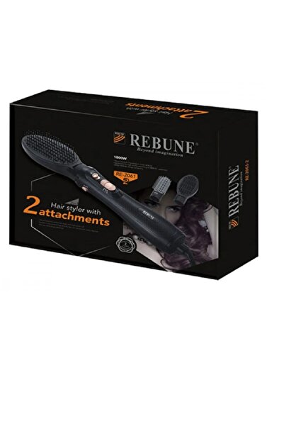 rebune Hair Styler, 1000W with 2 Attachments, RE-2061-2, Multiple Colors