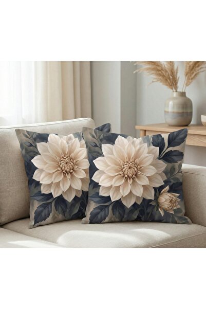 menesahome Set de cu imprimeu huse de pernă decorative, cu tematică florală, ...