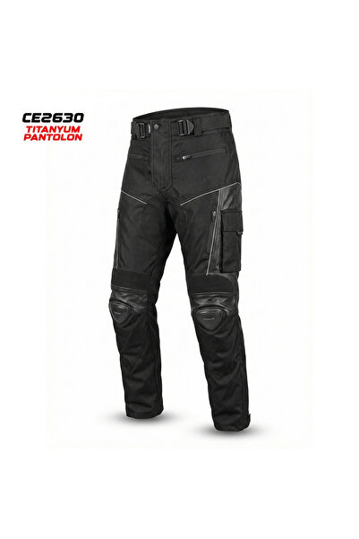 kuzey motor CE 2630 بنطلون تيتانيوم أسود