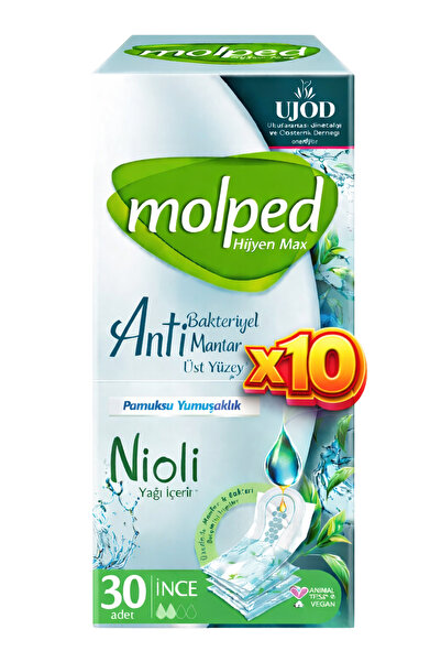 Molped Mantar İnce Günlük Ped Tekli SW 10 Paket 30 Adet