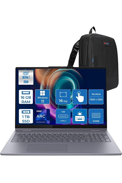 LENOVO Ideapad 5 2-In-1 16AIL10 Ultra 7 255H Aı 16GB 1tbSSD 16" WIN11PRO Touc...