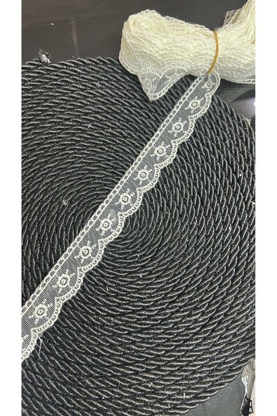 efem gipür 8.5 Meters of Sun Pattern Tablecloth Edge, Prayer Rug Edge, Tablecloth Edge, Towel Edge