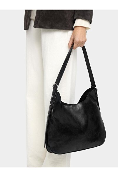 PARFOIS Çatlak Efektli Omuz Çantası