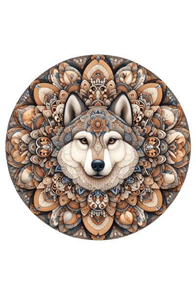 Kurt Motif Metal Mandala Rüzgar Gülü