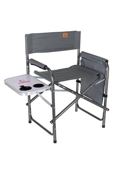 Assoda اسودا كرسي تخييم قابل للطي مع طاولة جانبية وجيب