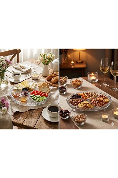 Hibana RENOVA GB 1 adet SUNUMLUK TABAK BÖLMELİ 23CM