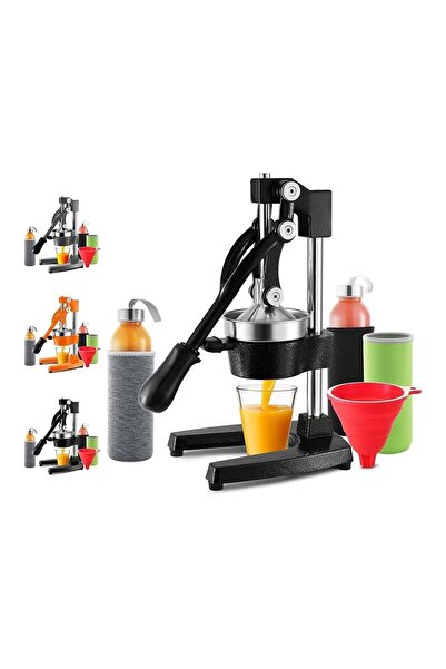 Generic Heavy-Duty Cast Iron Citrus Juicer – Manual Orange & Lemon Press with...