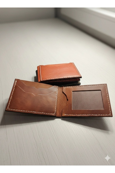 OTOHOUSSE Genuine Leather Wallet Folding Card Holder
