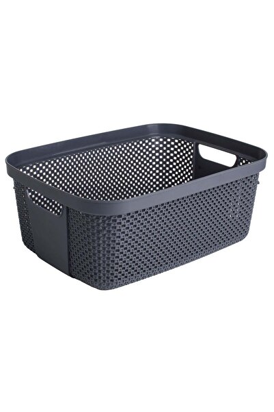 OEM Anthracite Plastic Storage Basket 12L