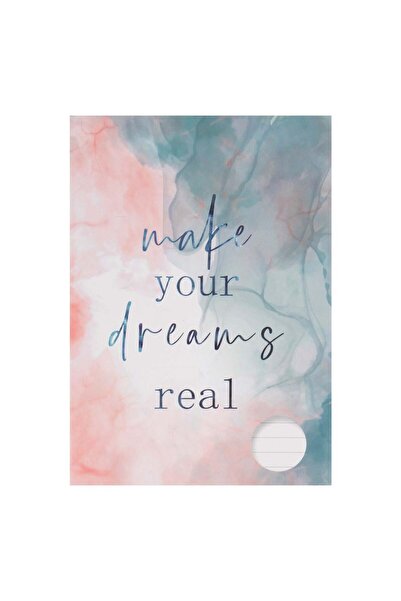 OEM Caiet A5 Roz Marble "Make Your Dreams Real" 60F