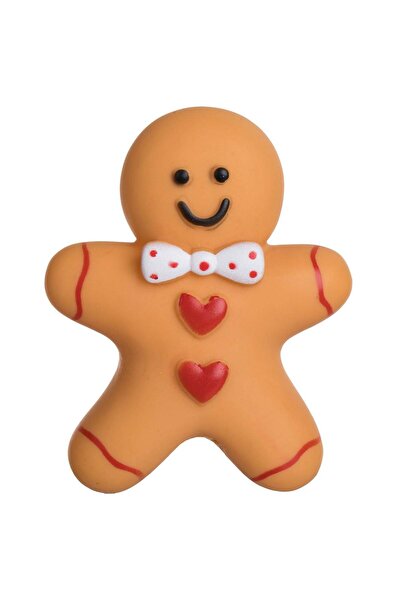 OEM Коледна играчка Фигурка на джинджифилов човек за куче 10 см