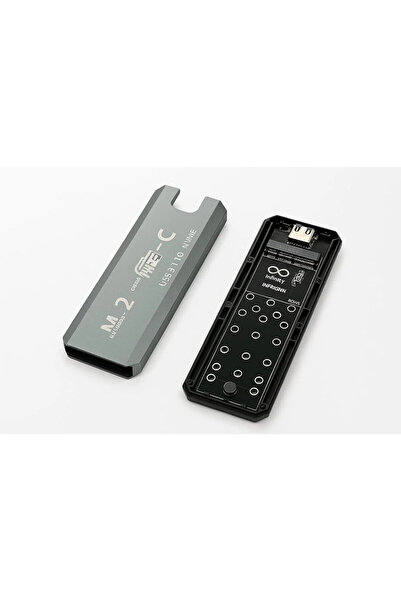 schitec M2 SSD Nvme Muhafaza M.2 - USB 3.1 SSD Kutusu Kasa M.2 Pcıe Nvme M An...