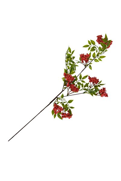 OEM Διακοσμητικό χριστουγεννιάτικο κλαδί με χιονισμένα μούρα