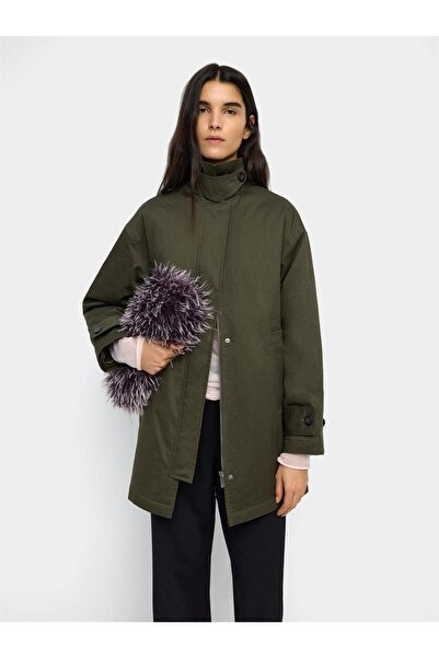 PARFOIS Kare Desenli Pamuklu Ceket