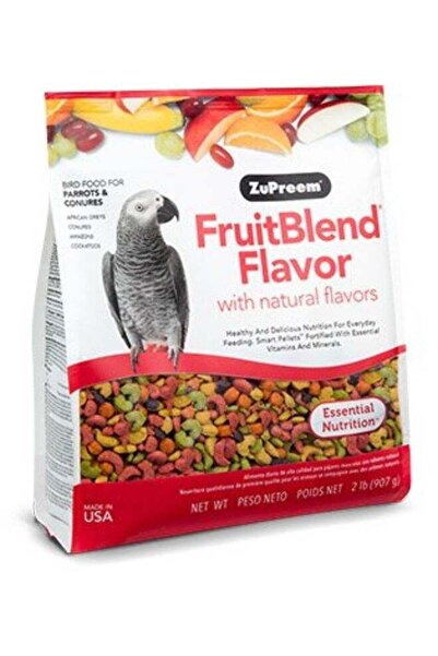 Zupreem FruitBlend Flavor Medium And Large Parrot Food 2lb