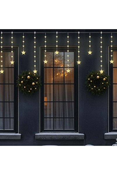 OEM Instalatie de Lumini Perdea cu 120 de Becuri LED Stele Program de Exterio...