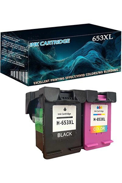 HP H-653XL 653XL MUADİL Cartridge 4175 4178 6078 6478 1216 2336 2775 SİYAH CO...