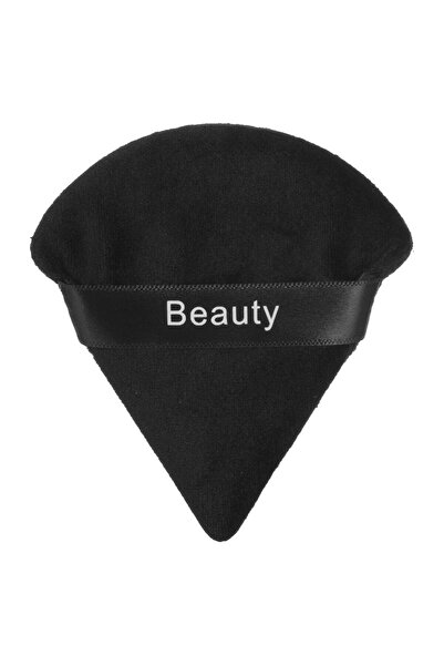 OEM Triangular Makeup Sponge Black "Beauty" 8x9cm