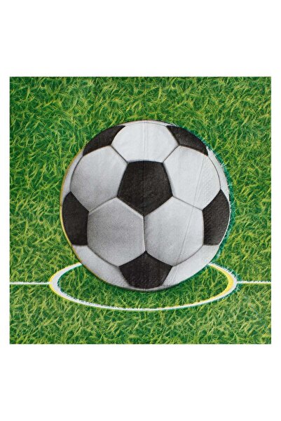 OEM 2-Ply Table Napkins Green Football Field Pattern 33x33cm - 20pcs