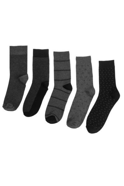 OEM Șosete pentru bărbați, set 5 perechi, mărimea 41-46 – confort zilnic și s...