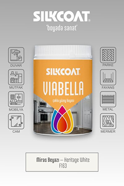 Silkcoat Viabella Yeni Nesil Dönüşüm Boyası –Mutfak Banyo Dolap Fayans Mermer...