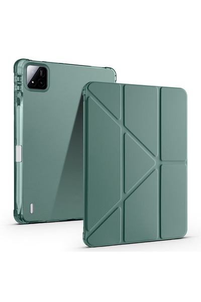 Kılıfist Pad 8 Case Klfs Tri Folding Case with Pen Compartment and Stand - Da...