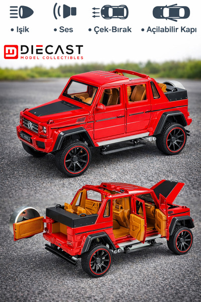 YILDIRIM OYUNCAK Die Cast Sound and Lighted Door Opening Pull and Drop Merced...