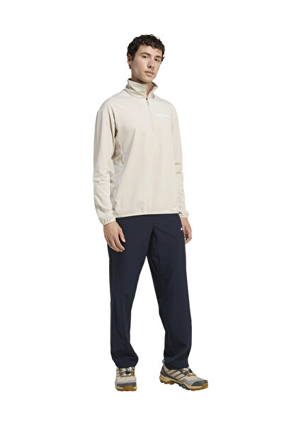 adidas KA9533 MT CW HZ T FL Krem Normal Düz Erkek Zip Ceket