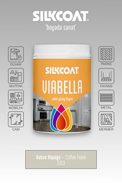 Silkcoat Viabella Yeni Nesil Dönüşüm Boyası –Mutfak Banyo Dolap Fayans Mermer...
