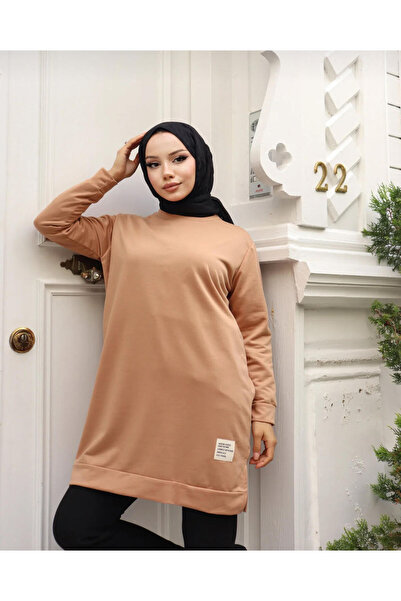 trendlina Two Thread Yı Slit Nce Hijab Tunic