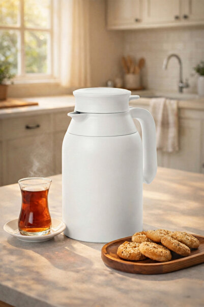 Porsima 2089-4 2 Liter Double Layer Stainless Steel Thermos Tea Thermos Water...