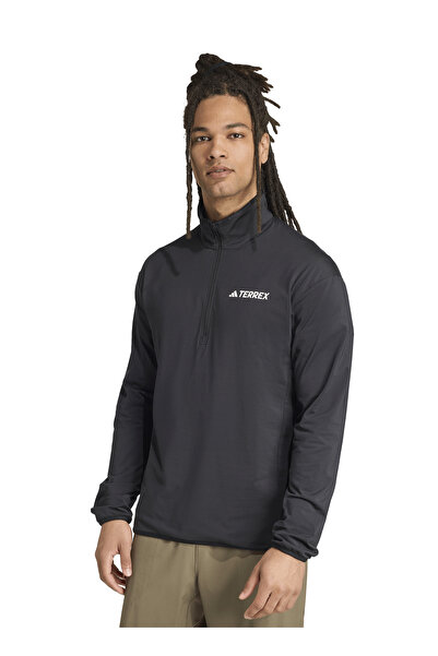 adidas JM0143 MT CW HZ T FL Siyah Normal Düz Erkek Zip Ceket