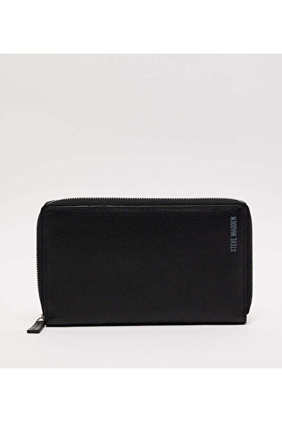 Steve Madden Classic Unisex Black Wallet Men's Wallets