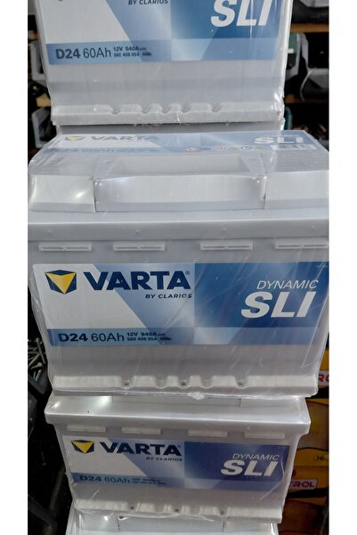 Varta 12 VOLT d24.60 amper .Dynamic slı, 2025 üretim